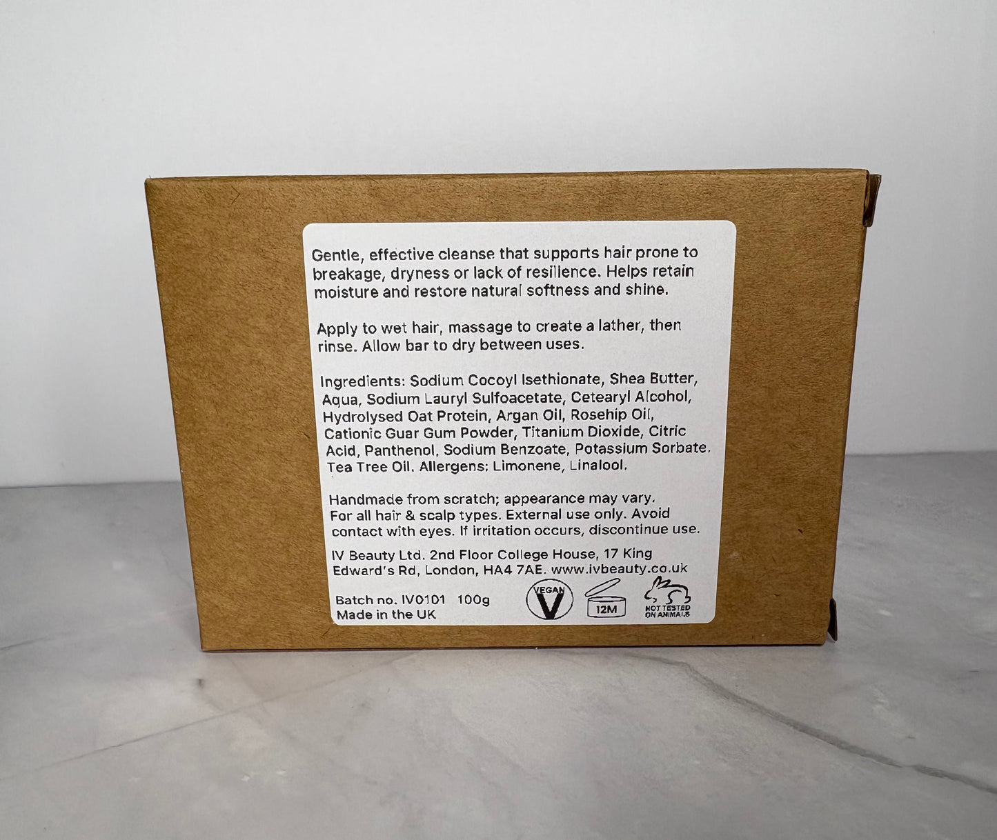 IV Strength Shampoo Bar